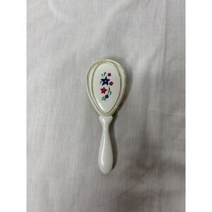 Vintage White And Floral Soft Baby Hair Brush